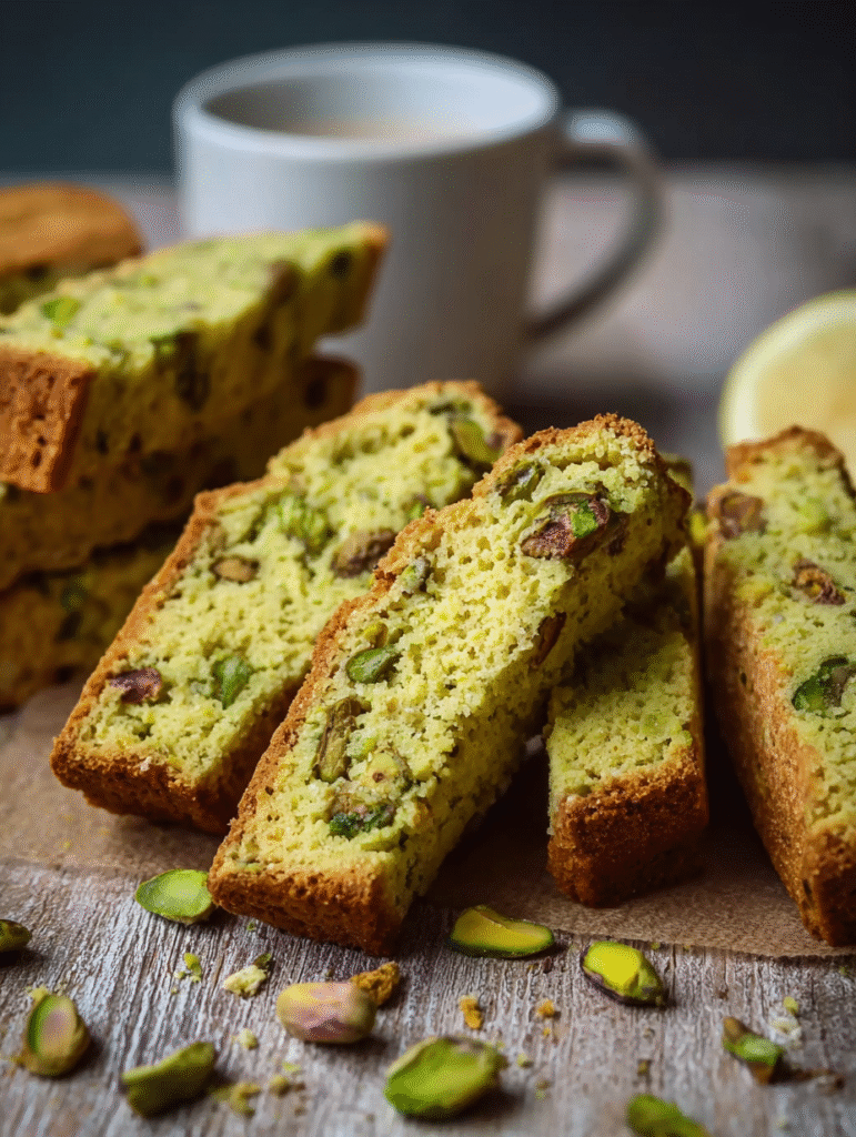 Make Green Pistachio Biscotti