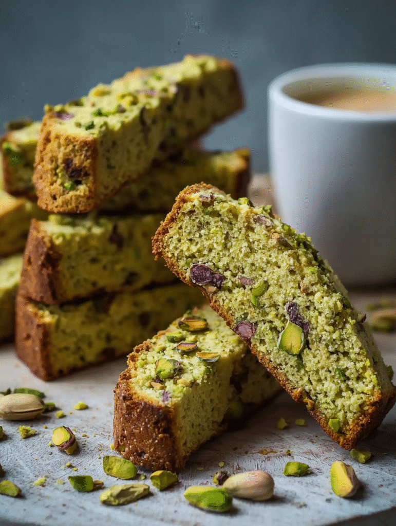 Make Green Pistachio Biscotti