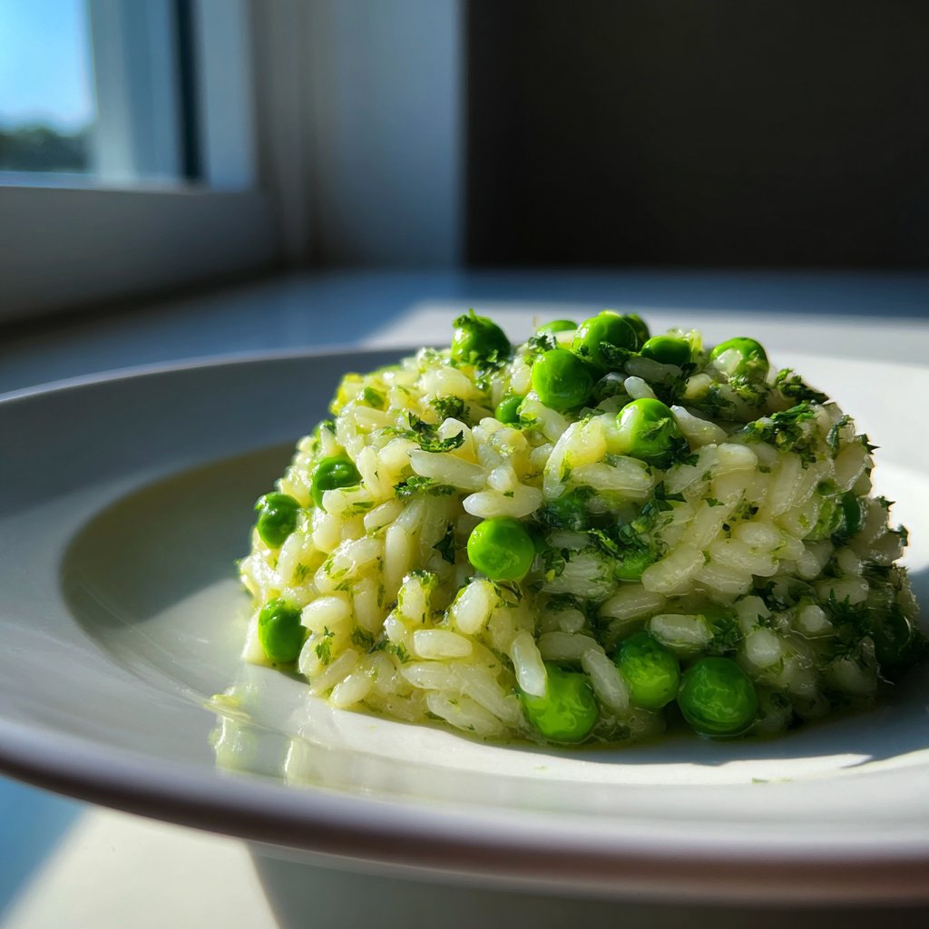 Spring Pea & Mint Risotto